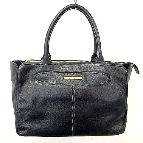 【中古】グレ GRES 美品 レザー ハンドバッグ 黒 ブラック ORG A0708 レディース 【ベクトル 古着】 250708