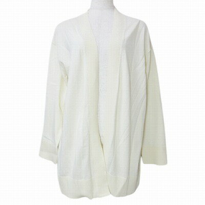 【中古】ユナイテッドアローズ UNITED ARROWS 美品 近年 C/P ノーボタン カーディガン 1528-136-0956 ニット 長袖 ボックスシルエット オフホワイト X レディース 【ベクトル 古着】 250717 【中古】ユナイテッドアローズ UNITED ARROWS 美品 近年 C/P ノーボタン カーディガン 1528-136-0956 ニット 長袖 ボックスシルエット オフホワイト X レディース 【ベクトル 古着】 250717