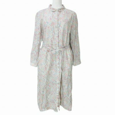【中古】アフタヌーンティー Afternoon Tea ワードローブ WARDROBE 美品 リバティ シャツワンピース ミモレ丈 長袖 花柄 ウエストリボン 比翼仕立て MR ピンク系 X レディース 【ベクトル 古着】 250712 【中古】アフタヌーンティー Afternoon Tea ワードローブ WARDROBE 美品 リバティ シャツワンピース ミモレ丈 長袖 花柄 ウエストリボン 比翼仕立て MR ピンク系 X レディース 【ベクトル 古着】 250712