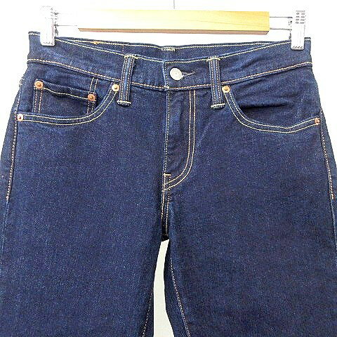 【中古】リーバイス Levi's 511 スキニー ストレッチ デニム パンツ ジーンズ ローライズ インディゴ W28 L32 濃紺 ■MET1 A0730 メンズ 【ベクトル 古着】 250730