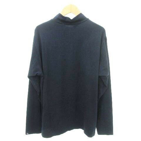 【中古】アダバット adabat Tシャツ 長袖 カットソー ハイネック ロゴ ゴルフ 薄手...