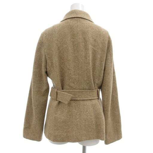 ブランド古着ベクトルプレミアム店の【中古】23区 オンワード樫山 セットアップ ジャケット スカート ヘリンボーン アンゴラ混 カシミヤ混 38 茶 ブラウン /JS ■YHS6 レディース 【ベクトル 古着】 251023｜アングル2