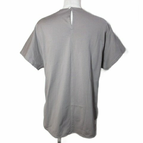 【中古】23区 オンワード樫山 美品 小さいサイズ カットソー フレンチスリーブ ドルマン 半袖 ラウンドカット 32 XS相当 グレー ■YHS6 /X レディース 【ベクトル 古着】 251010