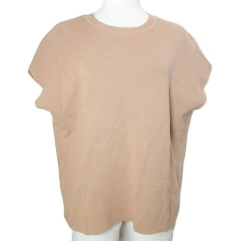 【中古】プラステ PLST 美品 クールタッチコットンコクーンセーター ニット 薄手 カットソー フレンチ..