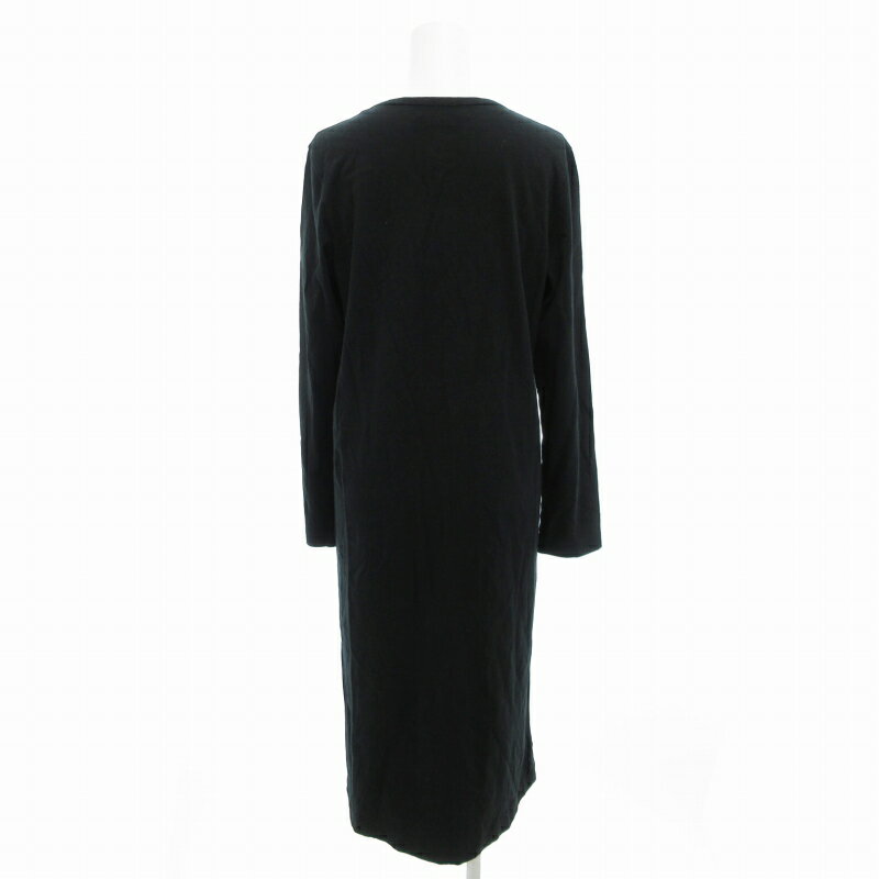【中古】ファセッタズム FACETASM ワンピース スリット ロング 長袖 2 M 黒 ブラック /FF 0916 レディース 【ベクトル 古着】 240916