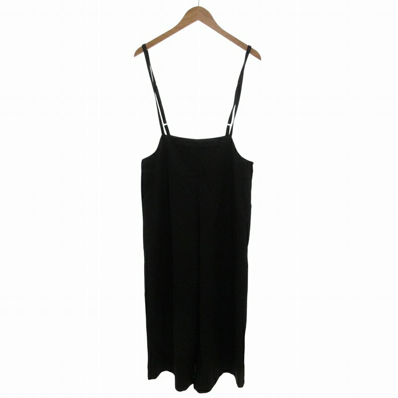 【中古】未使用品 GeeRA ジーラ タグ付き サロペットワイドパンツ オールインワン M 黒 ブラック 205211-19 /FF レディース 【ベクトル 古着】 250214のサムネイル