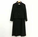 【中古】TOKYO IGIN 東京イギン ブラック フォーマル アンサンブル スーツ ジャケット ワンピース 9 美品 レディース 【ベクトル 古着】 2504...