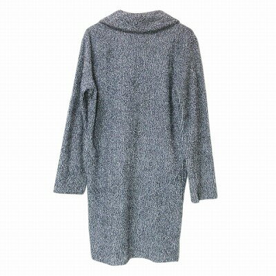 【中古】エストネーション ESTNATION 2016 パイルジャケット ロング ショールカラー L パープル系 X メンズ 【ベクトル 古着】 250422