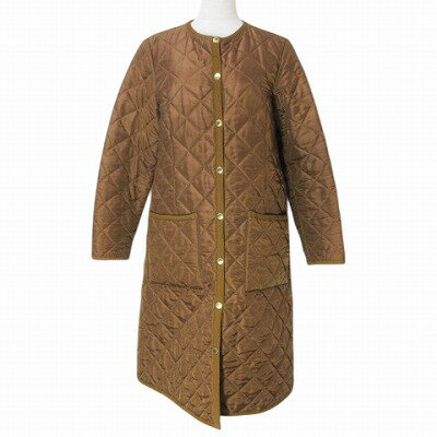 【中古】トラディショナルウェザーウェア Traditional Weatherwear ARKLEY LONG キルティングコート ノーカラー ロング 中綿 パイピング 34 S相当 茶 ブラウン X レディース 【ベクトル 古着】 250429 【中古】トラディショナルウェザーウェア Traditional Weatherwear ARKLEY LONG キルティングコート ノーカラー ロング 中綿 パイピング 34 S相当 茶 ブラウン X レディース 【ベクトル 古着】 250429
