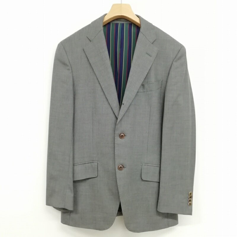 【中古】ONLY オンリー シングル 段返り 3B スーツ セットアップ ジャケット スラックス グレー メンズ 【ベクトル 古着】 250508