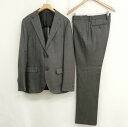 【中古】マッキントッシュフィロソフィー MACKINTOSH PHILOSOPHY トロッター シングル 2B スーツ セットアップ ジャケット スラックス 美品 42 チャコールグレー メンズ 【ベクトル 古着】 250523