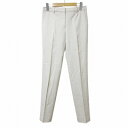 【中古】セオリー Theory 21AW TREECA 4 N ライトサキソニー パンツ スラックス ウール 0 S相当 ベージュ X レディース 【ベクトル 古着】 250624