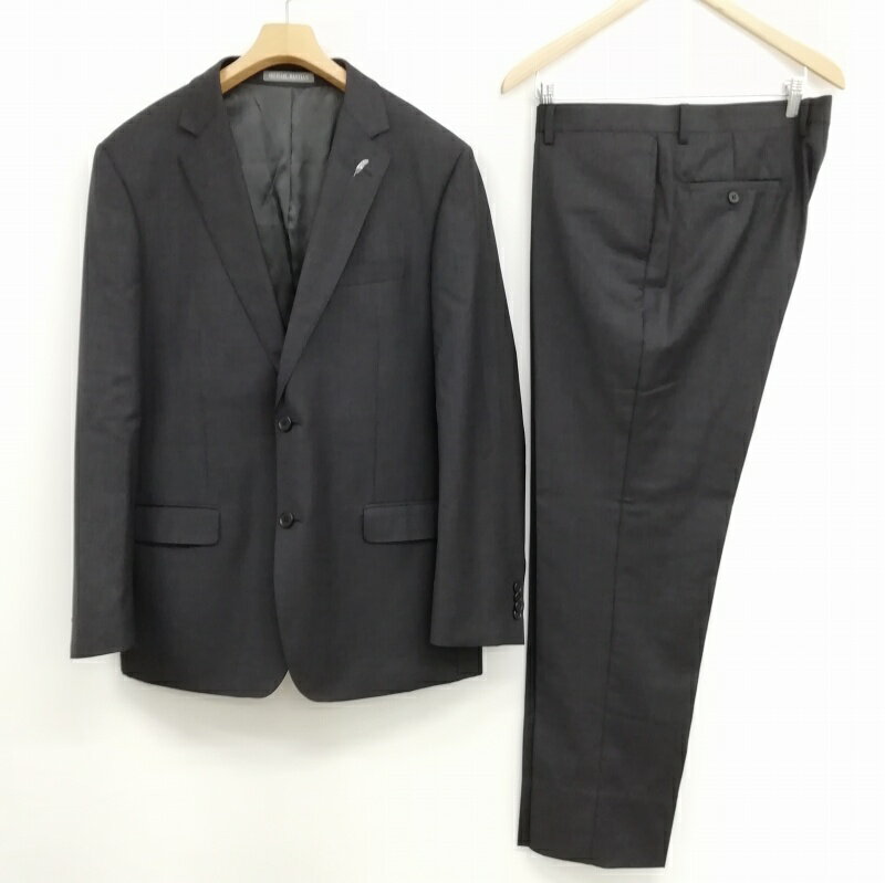 【中古】Michael Bastian マイケルバスティアン シングル 2B スーツ セットアップ ジャケット スラックス 42 チャコール メンズ 【ベクトル 古着】 250626