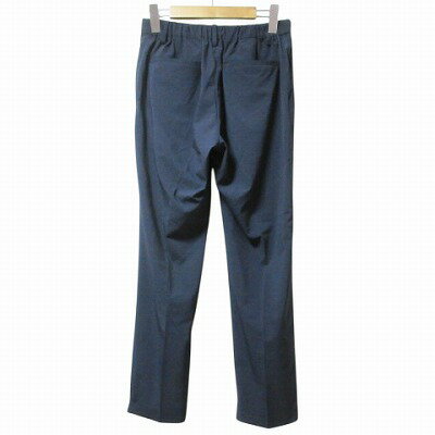【中古】ユナイテッドアローズ UNITED ARROWS 美品 21SS COZY タフタ パンツ スラックス PERTEX ストレッチ 薄手 ダブル仕上げ S 紺 ネイビー X メンズ 【ベクトル 古着】 250706