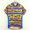 【中古】Palmasino Sportswear I.T&B HONOLULU トライアスロン サイクル ジャージー シャツ 美品 S ブルー系 メンズ 【ベク...