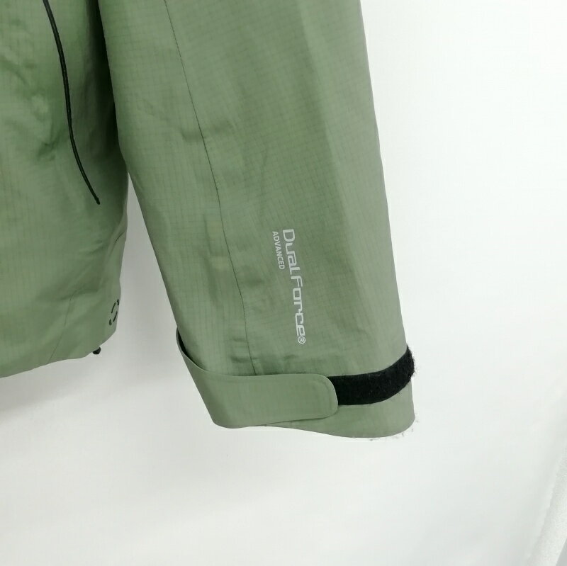 【中古】POLEWARDS ポールワーズ PW27JN21 DUALFORCE APEX JACKET ナイロン マウンテンパーカー ジャケット M グリーン メンズ 【ベクトル 古着】 250625