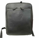 【中古】シュバルノアール Cheval noir レザーリュック ビジネスリュック 本革 底鋲付き 黒 ブラック メンズ 【ベクトル 古着】 250712(4)