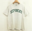 【中古】ドゥーズィエムクラス DEUXIEME CLASSE エブリデイアイライク EVERYDAY I LIKE 別注 SKIN DEEP BREATH T 21SS ロゴ Tシャツ カットソー 半袖 杢グレー系 レディース 【ベクトル 古着】 250722