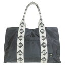 【中古】ヘム Hem トートバッグ 肩掛け ナイロン系 B4収納 鞄 ロゴ 黒 ブラック ユニセックス X メンズ レディース 【ベクトル 古着】 250907(4)