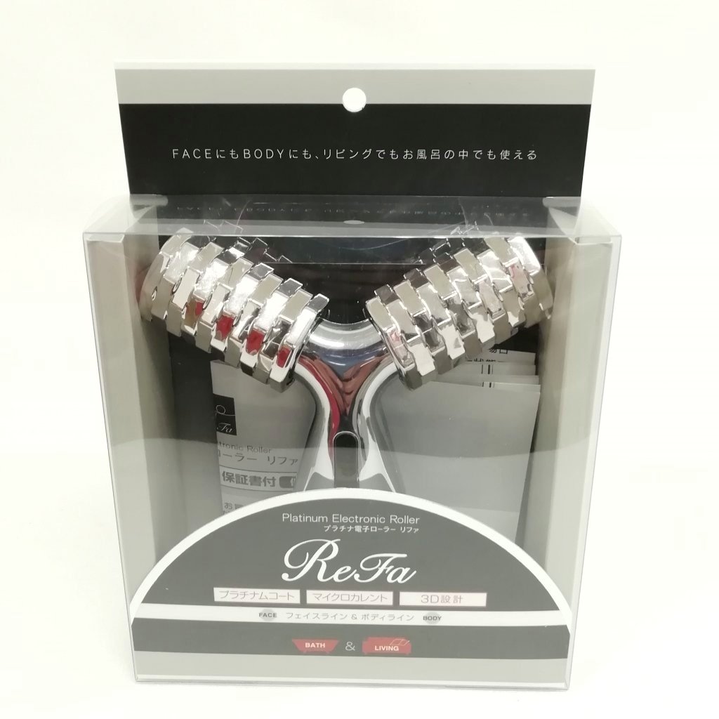 【中古】ReFa リファ PER−L1414 プラチナ電子ローラー 美顔ローラー 【ベクトル 古着】 250904