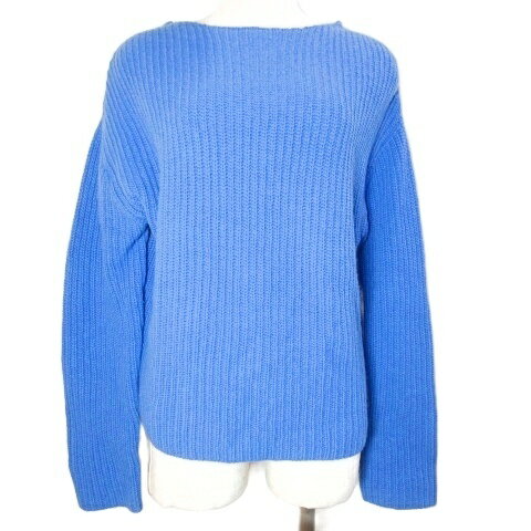 【中古】オペークドットクリップ OPAQUE.CLIP LANEROSSI ボートネックニット 美品 イタリア FILIVIVI ..