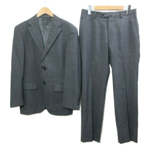 【中古】オンリー ONLY オーダースーツ シングル テーラード ジャケット パンツ スラックス ウール混 チャコールグレー /X メンズ 【ベクトル 古着】 251107