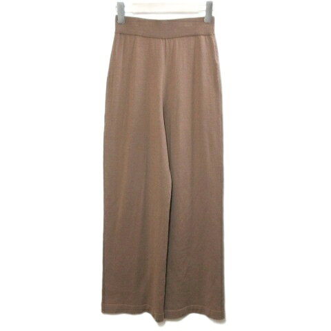 Capri Pants - 【中古】エストネーション ESTNATION 19AW ニットパンツ ウール 36 S相当 キャメル 92-109-07-113933 /X レディース 【ベクトル 古着】 260415