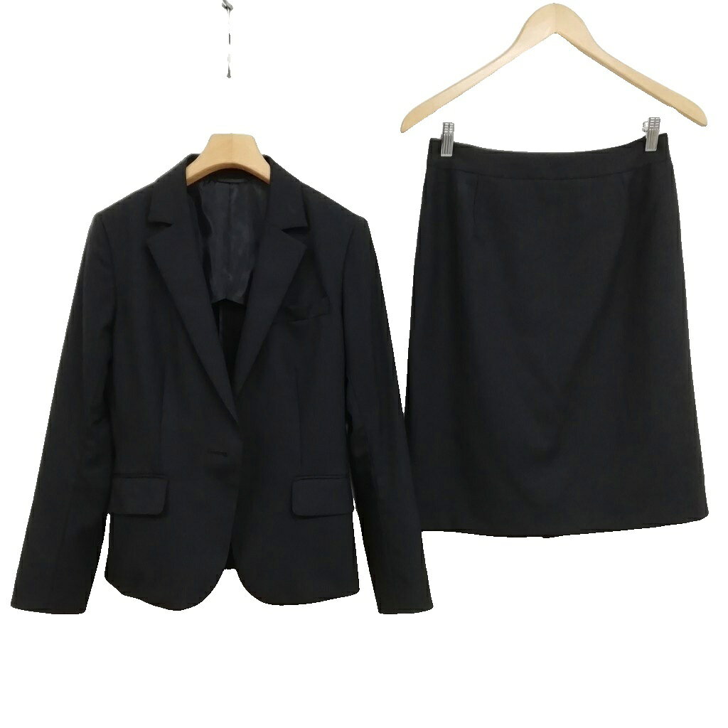 乐天商城 - 【中古】ザ・スーツカンパニー THE SUIT COMPANY SHE フォーマル スカート スーツ セットアップ 38 / 40 ブラック レディース 【ベクトル 古着】 260410