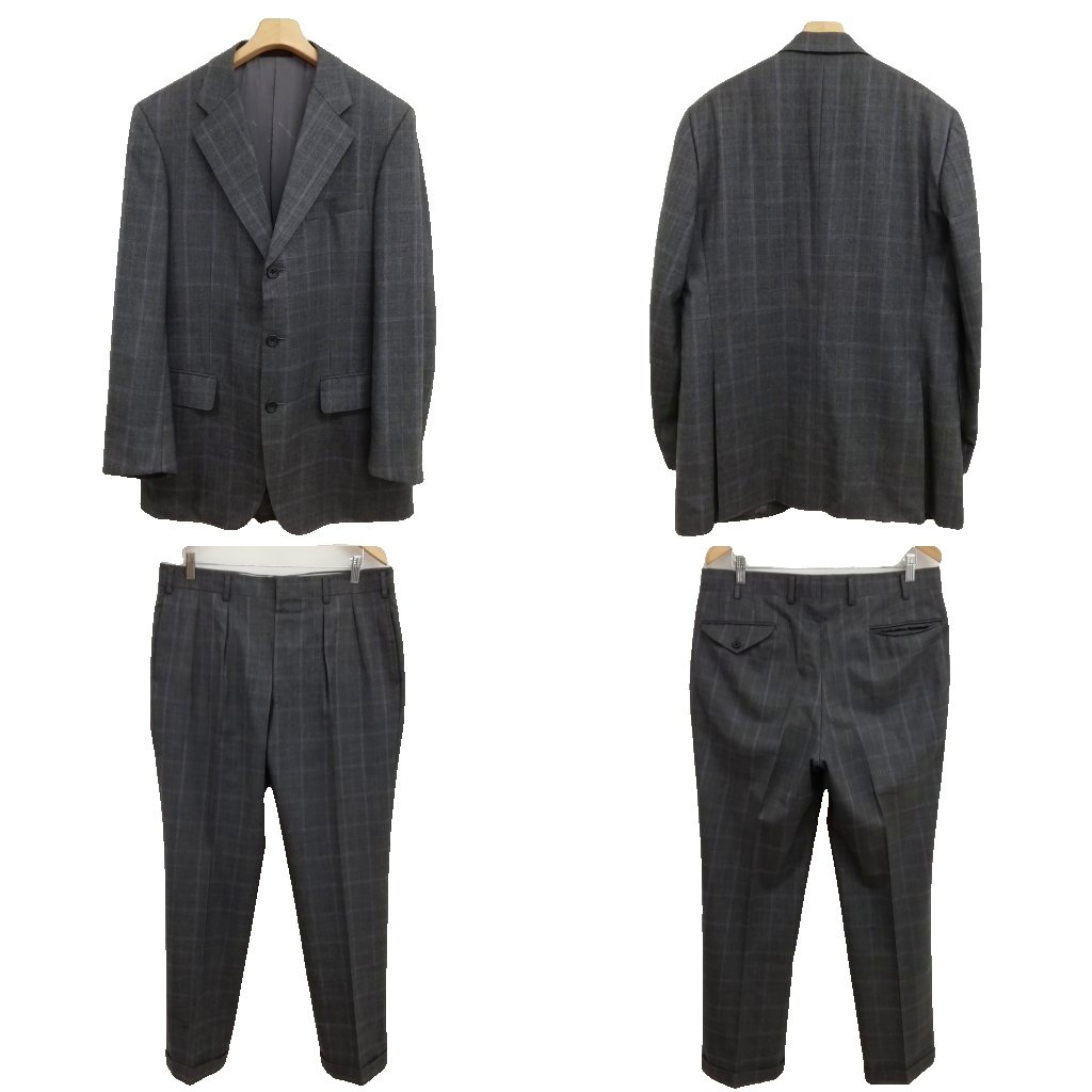 中古 バーバリー ロンドン BURBERRY LONDON チェック シングル 3B スーツ セットアップ ジャケット スラック vectorpremium-19234789 ブランド古着ベクトルプレミアム店 サンプル画像2