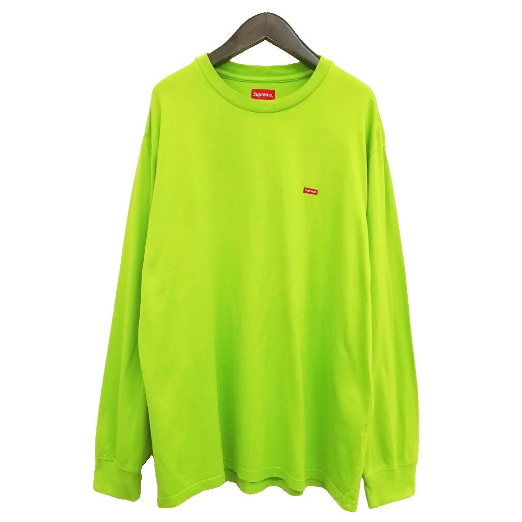 シュプリーム SUPREME Small Box Logo L/S Tee スモール ボックスロゴ ロングスリーブ Tシャツ XL グリーン系 メンズ  260706