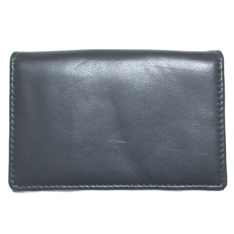 【中古】COMPLETE WORKS コンプリートワークス 名刺入れ カードケース レザー 紺 ...