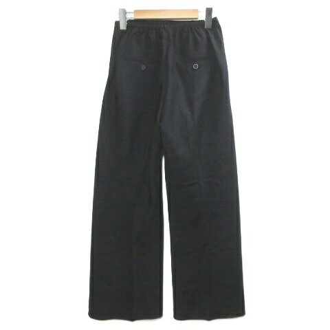 【中古】ミラオーウェン Mila Owen 美品 24SS センタープレスワイドイージーパンツ ウエストゴム 1 M相当 黒 ブラック 09WFP241127 /X レディース 【ベクトル 古着】 260815 vectorpremium-19354452 ブランド古着ベクトルプレミアム店 サンプル画像2