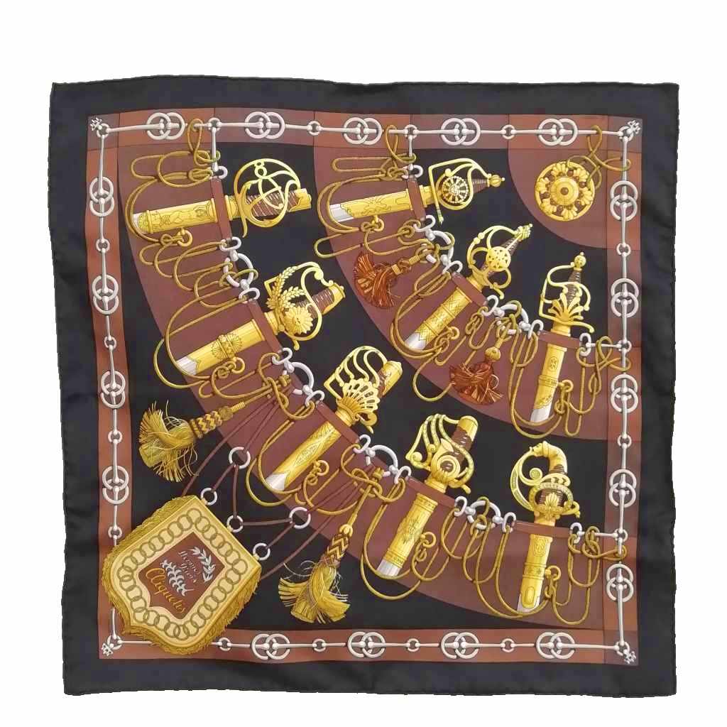 【中古】エルメス HERMES Cliquetis クリケティス カレ40 プチカレ スカーフ 美品 ブラック系 【ベクトル 古着】 260821ブランドエルメス HERMES実寸サイズ41×42cm　色ブラック系仕様Cliquetis クリケティス状態使用感が少なく、状態の良い商品です。 ※あくまでも中古品ですので掲載写真や記載内容をご確認いただき、ご理解の上ご購入ください。付属品写真に写っている物が全てです。商品のお問い合わせの回答を休止しております。＊各商品ページの商品詳細等をご確認の上ご購入ください。【中古】エルメス HERMES Cliquetis クリケティス カレ40 プチカレ スカーフ 美品 ブラック系 【ベクトル 古着】 260821状態ランク　”A”詳細については、下記および「状態ランクについて」ページをご覧ください。未使用・新品の商品ほぼ新品同様の商品使用感が少なく、かなり状態の良い商品使用感はあるが、傷や汚れの少ない商品使用感の他、傷や汚れが見られる商品かなり大きな傷みがある難あり商品※S〜CランクはUSED品となりますので、使用感をご理解の上でご入札下さい。状態ランクについてinformationブランドエルメス HERMES実寸サイズ41×42cm　色ブラック系仕様Cliquetis クリケティス状態使用感が少なく、状態の良い商品です。 ※あくまでも中古品ですので掲載写真や記載内容をご確認いただき、ご理解の上ご購入ください。付属品写真に写っている物が全てです。商品のお問い合わせの回答を休止しております。＊各商品ページの商品詳細等をご確認の上ご購入ください。本商品は一点物です他サイトや店舗にて販売している商品です。多少のお時間差にて欠品になることもございます。予めご了承頂ますようお願い致します。ベクトル・サイズガイドはこちらこの商品と同じブランドの商品を見る