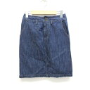 【中古】ナチュラルクチュール Natural couture スカート デニムルック ひざ丈 F インディゴブルー /ZB レディース 【ベクトル 古着】 200827 ブランド古着ベクトルプレミアム店