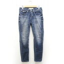 【中古】シーシークロス C.C.CROSS ジーンズ デニム パンツ スキニー ウォッシュ加工 24 インディゴブルー /Z レディース 【ベクトル 古着】 221005(4)