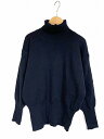 【中古】KOBE MODO ニット セーター ドルマンスリーブ タートルネック 無地 長袖 M ブラック 黒 /AG レディース 【ベクトル 古着】 230321(4)