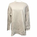 【中古】MUMU&CO トレーナー スウェット プルオーバー 長袖 ? ベージュ /AG レディース 【ベクトル 古着】 231016
