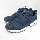 【中古】リーボック Reebok V65752 INSTA PUMP FURY OG インスタ ポンプフューリー スニーカー シューズ 27cm 紺 ネイビー 靴 メンズ 【ベクトル 古着】 240316