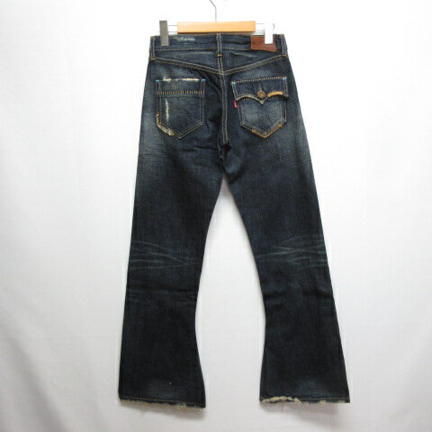 デニムパンツ メンズ ジーンズ ジーパン 冬 アメリカン レトロ バイク スリム フィット ジッパー ブルー