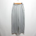 【中古】エレッセ ellesse スポーツウェア ボトムス ロング ジャージ パンツ M ライトグレー トレーニングウェア レディース 【ベクトル 古着】 250603