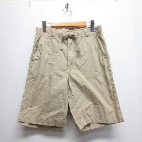 【中古】グローバルワーク GLOBAL WORK ショート ハーフ パンツ M ベージュ ジッパーフライ ウエストドロスト メンズ 【ベクトル 古着】 250620 【中古】グローバルワーク GLOBAL WORK ショート ハーフ パンツ M ベージュ ジッパーフライ ウエストドロスト メンズ 【ベクトル 古着】 250620