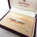 【中古】ミキモト MIKIMOTO タイピン ネクタイピン パール 真珠 シルバー色 ケース付き レディース 【ベクトル 古着】 250627