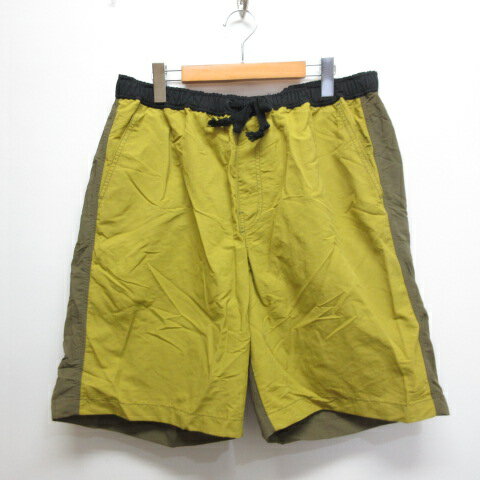 【中古】ユニクロ UNIQLO × MARNI マルニ 2way ユーティリティ ショーツ XL イエロー×カーキ ナイロン ショートパンツ 裏地メッシュ メンズ 【ベクトル 古着】 250808 【中古】ユニクロ UNIQLO × MARNI マルニ 2way ユーティリティ ショーツ XL イエロー×カーキ ナイロン ショートパンツ 裏地メッシュ メンズ 【ベクトル 古着】 250808