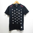 【中古】スボルメ SVOLME 美品 フットサル サッカー 半袖 Tシャツ XS ネイビー ドット柄 スポーツウェア メンズ 【ベクトル 古着】 250916