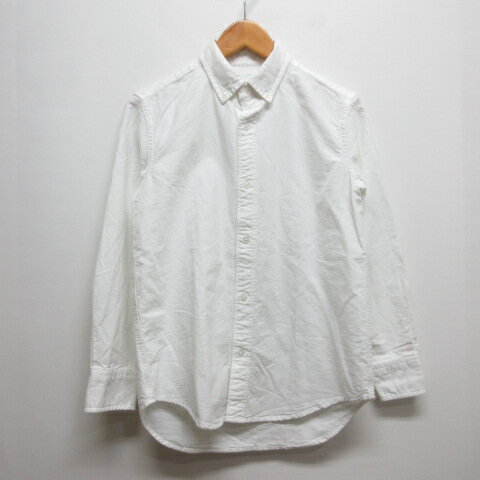 【中古】未使用品 ジェイクルー J.CREW クルーカッツ crewcuts 子供服 長袖 オックスフォード シャツ 12 白 ホワイト ボタンダウン タグ付き キッズ 【ベクトル 古着】 251016