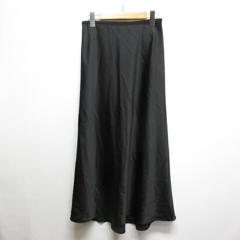 【中古】ユニクロ UNIQLO サテン スカ