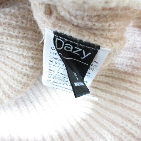 ブランド古着ベクトルプレミアム店の【中古】デイジー Dazy シーイン SHEIN Vネック ニット セーター M ベージュ レディース 【ベクトル 古着】 251218｜アングル3