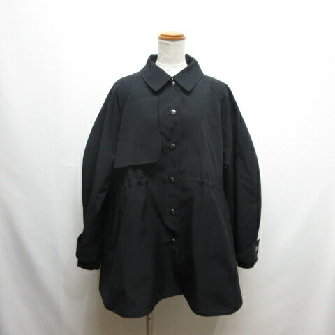 未使用品 リテン Liten Tent Flare Trench Jacket テント フレア トレンチ ジャケット F 黒 ブラック LIT8A-JK-02 コート 裏地付き 日本製 レディース  260608