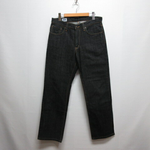 [Used] Edwin 403 INTERNATIONAL BASIC Regular Straight Denim Jeans, Size 31, Black, Zipper Fly, Made in Japan, Men's [Vector Used Clothing] 260622
