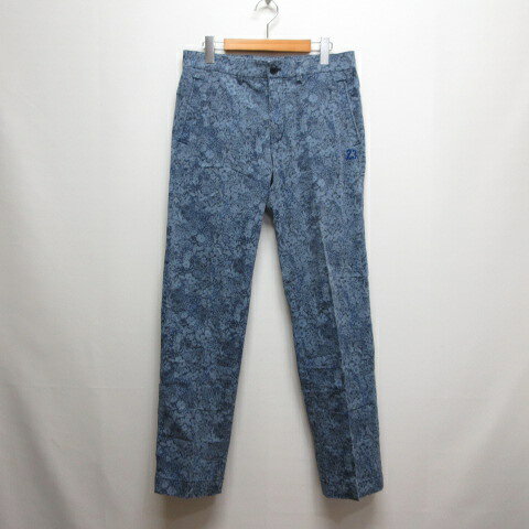 【中古】23区 オンワード樫山 × LIBERTY ゴルフウェア リバティプリント パンツ 82 ブルー ストレッチ ジッパーフライ メンズ 【ベクトル 古着】 260724ブランド23区 オンワード樫山表記サイズ82実寸サイズウエスト：82cm　もも幅：25cm　裾幅：18.5cm　股上：25.5cm　股下：77cm　　素材レーヨン65％、ポリエステル30％、 ポリウレタン5％色ブルー ※色に関しては、この商品の出品者の主観で判断しておりますのでカタログや正規のカラーとは言いまわしが異なる場合があります。状態この商品には下記のようなダメージがあります。 ・ポケット袋布に毛羽立ち その他に目立ったダメージはなくまだまだご使用いただける商品です。 ※あくまでも中古品ですので掲載写真や記載内容をご確認いただき、ご理解の上ご購入ください。商品のお問い合わせの回答を休止しております。＊各商品ページの商品詳細等をご確認の上ご購入ください。【中古】23区 オンワード樫山 × LIBERTY ゴルフウェア リバティプリント パンツ 82 ブルー ストレッチ ジッパーフライ メンズ 【ベクトル 古着】 260724状態ランク　”AB”詳細については、下記および「状態ランクについて」ページをご覧ください。未使用・新品の商品ほぼ新品同様の商品使用感が少なく、かなり状態の良い商品使用感はあるが、傷や汚れの少ない商品使用感の他、傷や汚れが見られる商品かなり大きな傷みがある難あり商品※S〜CランクはUSED品となりますので、使用感をご理解の上でご入札下さい。状態ランクについてinformationブランド23区 オンワード樫山表記サイズ82実寸サイズウエスト：82cm　もも幅：25cm　裾幅：18.5cm　股上：25.5cm　股下：77cm　　素材レーヨン65％、ポリエステル30％、 ポリウレタン5％色ブルー ※色に関しては、この商品の出品者の主観で判断しておりますのでカタログや正規のカラーとは言いまわしが異なる場合があります。状態この商品には下記のようなダメージがあります。 ・ポケット袋布に毛羽立ち その他に目立ったダメージはなくまだまだご使用いただける商品です。 ※あくまでも中古品ですので掲載写真や記載内容をご確認いただき、ご理解の上ご購入ください。商品のお問い合わせの回答を休止しております。＊各商品ページの商品詳細等をご確認の上ご購入ください。本商品は一点物です他サイトや店舗にて販売している商品です。多少のお時間差にて欠品になることもございます。予めご了承頂ますようお願い致します。ベクトル・サイズガイドはこちらこの商品と同じブランドの商品を見る